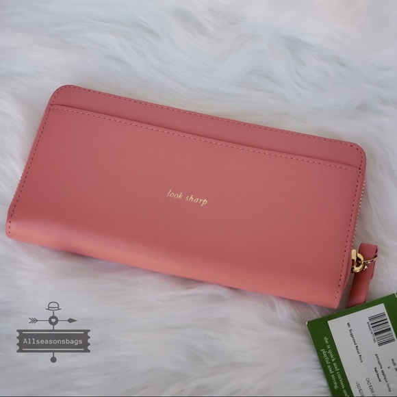 NWT Kate Spade Porcupine Appliqué Lacey Wallet - Picture 5 of 8